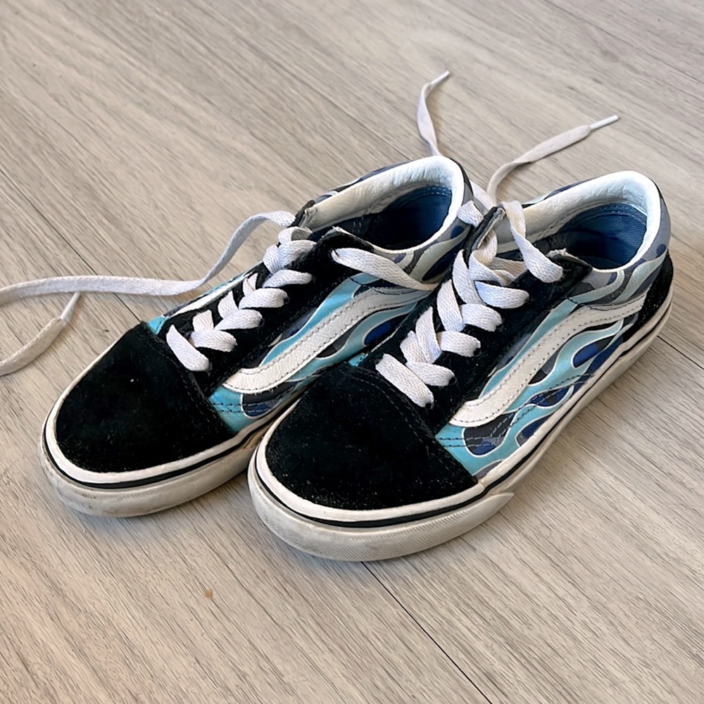 Vans Old Skool BLUE FLAMES